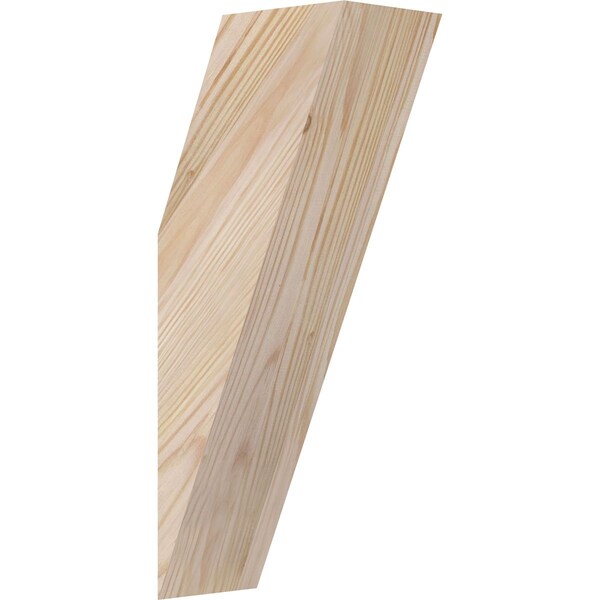 Ekena Millwork 3 1/2"W x 6"D x 14"H Traditional Smooth Knee Brace, Douglas Fir BRC04X06X14TRA00SDF - main